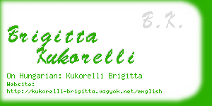 brigitta kukorelli business card